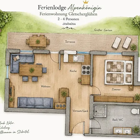 Ferienlodge Alpenkönigin - Stubaital * Neustift im Stubaital